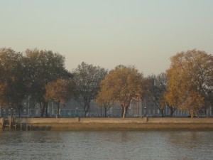 Royal Hospital, Chelsea, view from Battersea Park, looking north.